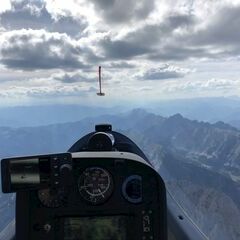 Flugwegposition um 14:22:05: Aufgenommen in der Nähe von Radmer, 8795, Österreich in 2920 Meter